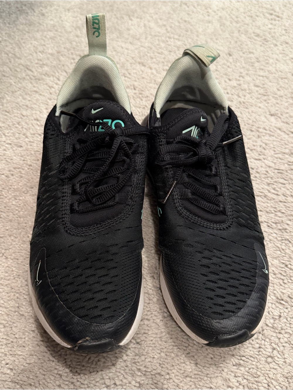 Nike Black Mint Air Max 270 Sneakers